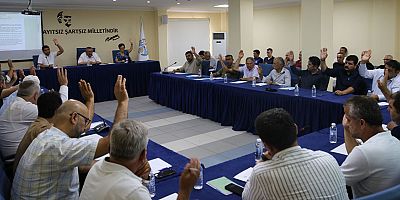 Kaş Belediyesi haziran ayı meclis toplantısı yapıldı