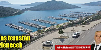 Kaş Belediyesi seyir terası yaptıracak
