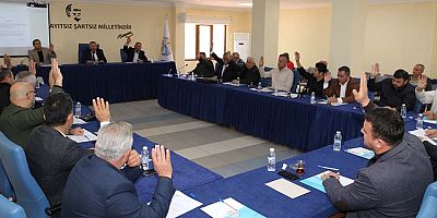 Kaş Belediyesi şubat ayı meclis toplantısı yapıldı
