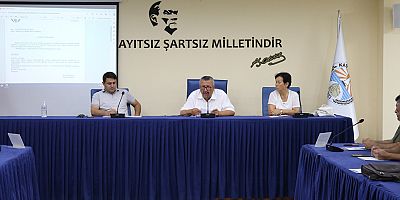 Kaş Belediyesi temmuz ayı meclis toplantısı yapıldı