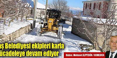 Kaş Belediyesi, tüm ekip ve personeliyle vatandaşların yanında