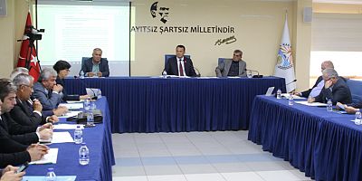 Kaş Belediyesinde aralık ayı meclis toplantısı yapıldı