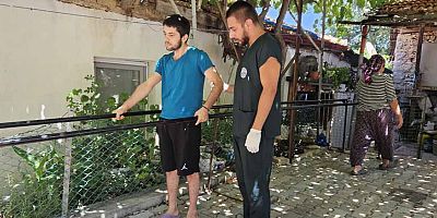 Kaş Belediyesinden evde fizik tedavi hizmeti