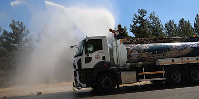 Kaş Belediyesine tam donanımlı su tankeri