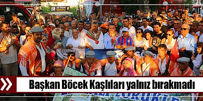 Kaş Gömbe yayla şenliklerinde insan seli