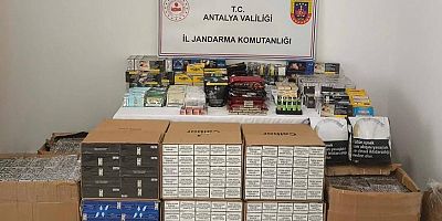 Kaş İlçesinde Kaçak Sigara Operasyonu
