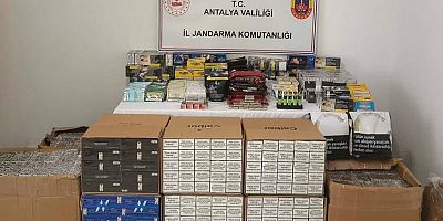 Kaş İlçesinde Kaçak Sigara Operasyonu