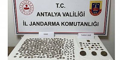 Kaş İlçesinde Tarihi Eser Kaçakçılığına Yönelik Operasyon