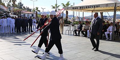 Kaş’ta 19 Eylül Gaziler Günü anma programı düzenlendi 