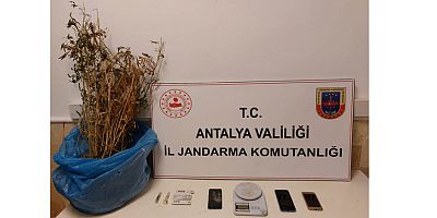 Kaş'ta 350 gram kubar esrar maddesi ele geçirildi