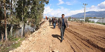 Kaş'ta bisiklet yolu proje çalışması sürüyor