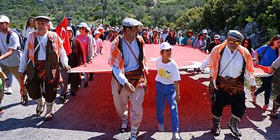 Kaş’ta Likya Su Yolu Yürüyüşü ve Patara Yörük Göçü düzenlendi