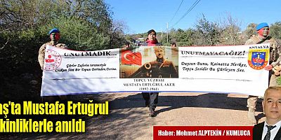 Kaş’ta Mustafa Ertuğrul etkinliklerle anıldı
