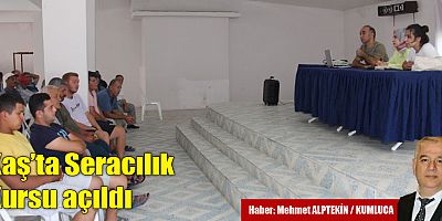 Kaş’ta Seracılık Kursu açıldı
