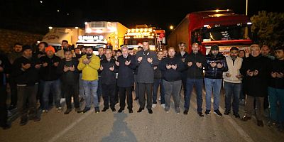 Kaş’tan 7 yardım tırı daha deprem bölgesine yola çıktı