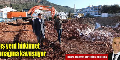 Kaş yeni hükümet konağına kavuşuyor