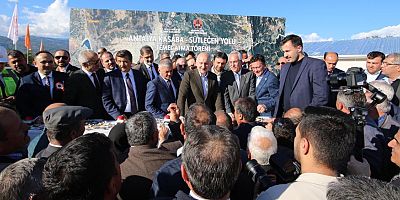 Kasaba-Sütleğen yolunun temeli atıldı