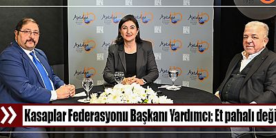 Kasaplar Federasyonu Başkanı Yardımcı: Et pahalı değil