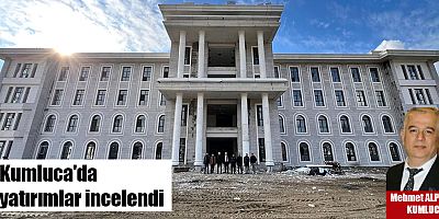 Kaymakam Bahadır Güneş, kamu yatırımlarını inceledi