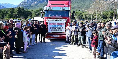 Kemer 11’inci yardım tırını uğurladı 