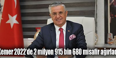 Kemer 2022’de 2 milyon 915 bin 680 misafir ağırladı