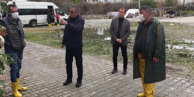 Kemer Belediye ekipleri vatandaşın yanında