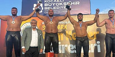 Kemer Belediye güreşçisinden ikincilik