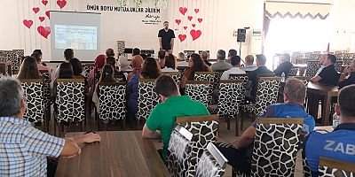 Kemer Belediye personeline afet eğitimi