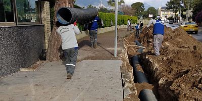 Kemer Belediyesi alt ve üst yapı çalışmalarına hız kesmeden devam ediyor