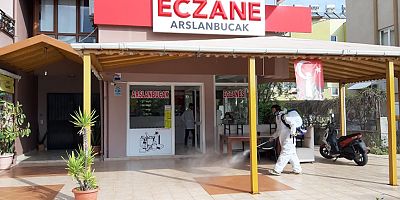 Kemer Belediyesi dezenfekte çalışmalarını sürdürüyor