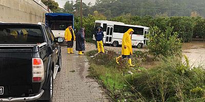 Kemer Belediyesi ekipleri görev başında