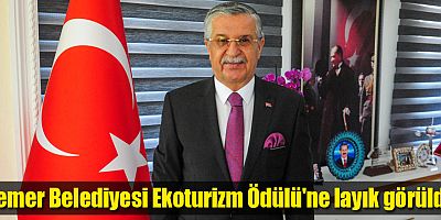 Kemer Belediyesi Ekoturizm Ödülü'ne layık görüldü