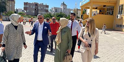 Kemer Belediyesi Mustafa Rüştü Tuncer İlkokulu'nun iç ve dış boyalarını yenileyecek