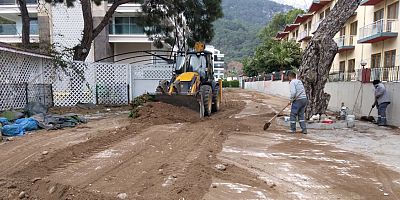 Kemer Belediyesi'nden alt ve üst yapı çalışmaları