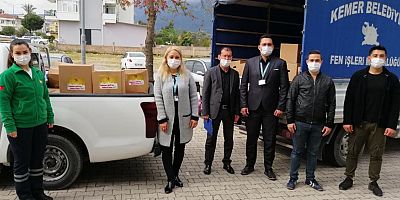 Kemer Belediyesi'nden ihtiyaç sahiplerine Ramazan paketi yardımı