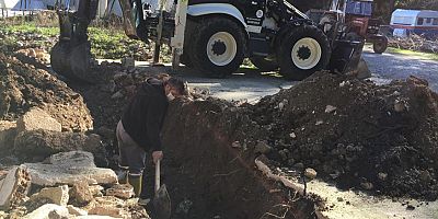 Kemer Belediyesi'nden yağmur suyu drenaj çalışmaları