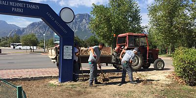 Kemer Belediyesi'nin çalışmaları tüm hızıyla sürüyor