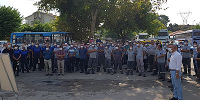 Kemer Belediyesi personeline yangın eğitimi