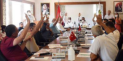 Kemer Belediyesi Temmuz ayı meclis toplantısı yapıldı