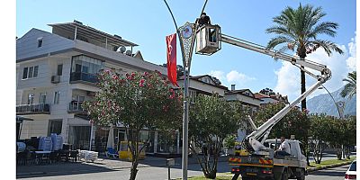 Kemer Cumhuriyet Bayramına hazırlanıyor