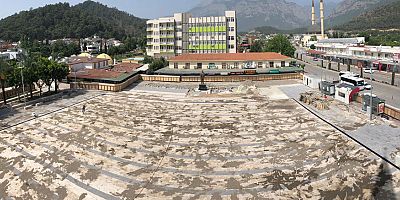 Kemer Cumhuriyet Meydanı Projesi’nde sona gelindi