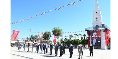 Kemer'de 19 Mayıs Atatürk'ü Anma, Gençlik ve Spor Bayramı kutlandı