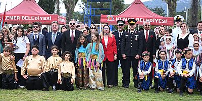 Kemer’de 23 Nisan coşkusu