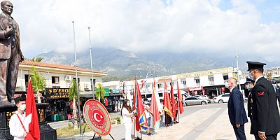 Kemer'de 30 Ağustos Zafer Bayramı dolayısıyla tören düzenlendi