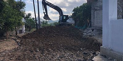 Kemer’de altyapı çalışmaları sürüyor