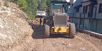 Kemer’de altyapı çalışmaları sürüyor