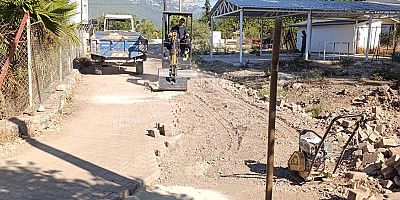 Kemer’de altyapı çalışmaları