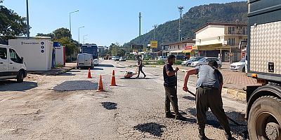 Kemer’de altyapı çalışmaları 