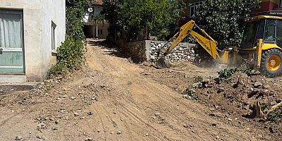 Kemer’de altyapı çalışmaları 