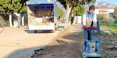 Kemer’de altyapı çalışmaları